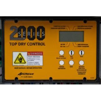 Panneau de commande jaune 2000 SERIES TOP DRY CONTROL. Affichage et clavier pour cellule sécheuse Hamel